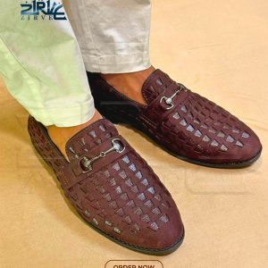 Suede Horsebit Tassel Loafers (Cut-out Design)